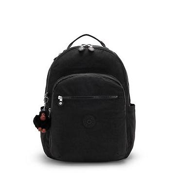 Kipling Seoul Large 15" Laptop Rugzak Zwart | België 1367OK